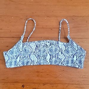 Ark Swimwear snake square top